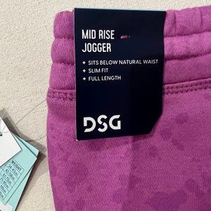 DSG Purple Joggers Paint Splatter Girls Size 10/12